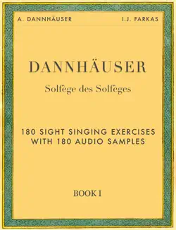 solfège des solfèges, book 1: 180 sight singing exercises with 180 audio samples book cover image