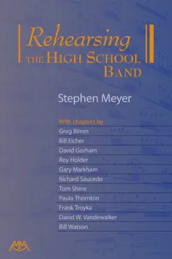 rehearsing the high school band book cover image