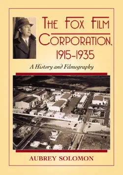 the fox film corporation, 1915-1935 book cover image