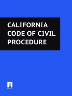 california code of civil procedure 2016 book cover image