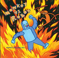 monkey vs. robot imagen de la portada del libro