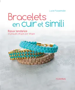 bracelets en cuir et simili book cover image