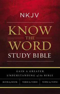 nkjv, know the word study bible, red letter book cover image