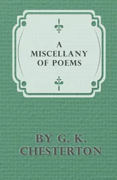 a miscellany of poems by g. k. chesterton imagen de la portada del libro