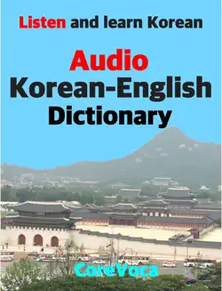 audio korean-english dictionary book cover image