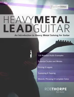 heavy metal lead guitar book cover image
