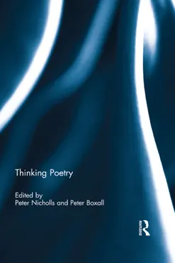 thinking poetry book cover image