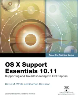 os x support essentials 10.11 - apple pro training series imagen de la portada del libro