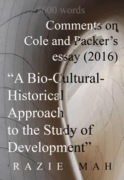 comments on “a bio-cultural-historical approach to the study of development (2016)” imagen de la portada del libro