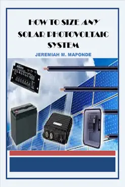 how to size any solar photovoltaic system book cover image
