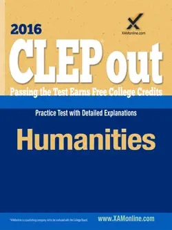 clep humanities book cover image