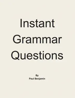 instant grammar questions book cover image
