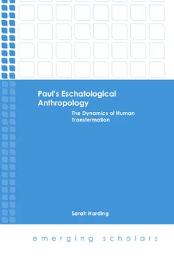 paul's eschatological anthropology book cover image