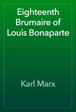 eighteenth brumaire of louis bonaparte book cover image