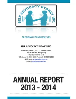 sas inc annual report 2013 - 2014 book cover image