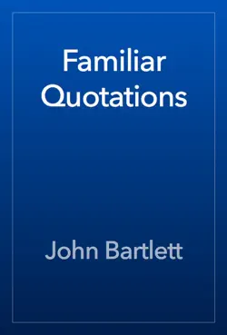 familiar quotations book cover image
