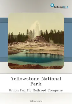 yellowstone national park book cover image