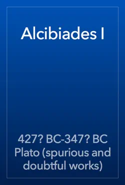 alcibiades i book cover image