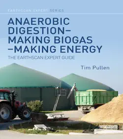 anaerobic digestion - making biogas - making energy book cover image