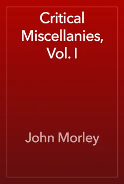 critical miscellanies, vol. i book cover image