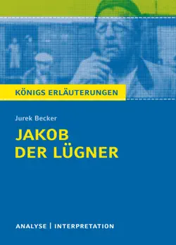 jakob der lügner von jurek becker. imagen de la portada del libro
