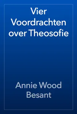 vier voordrachten over theosofie book cover image