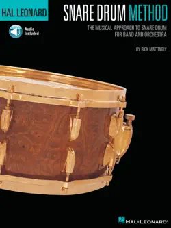 hal leonard snare drum method book cover image