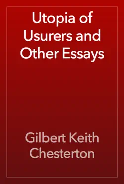 utopia of usurers and other essays book cover image