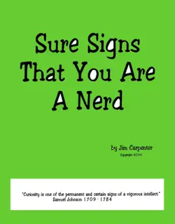 sure signs that you are a nerd book cover image