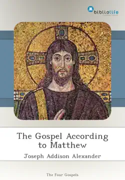 the gospel according to matthew book cover image