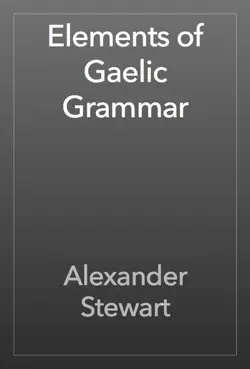 elements of gaelic grammar imagen de la portada del libro