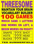 Maintain Your Brain Vocabulary Builder Threesome Edition synopsis, comments