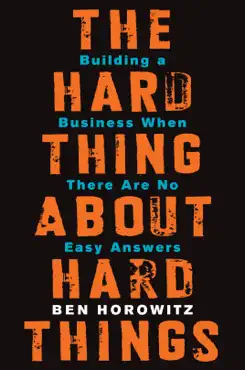 the hard thing about hard things book cover image