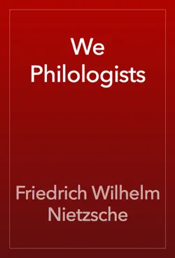 we philologists book cover image