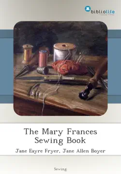 the mary frances sewing book book cover image