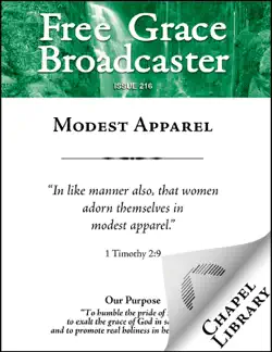free grace broadcaster - issue 216 - modest apparel imagen de la portada del libro