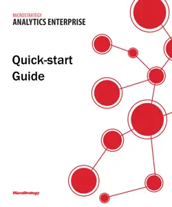 quick start reference guide for microstrategy 9.5 book cover image