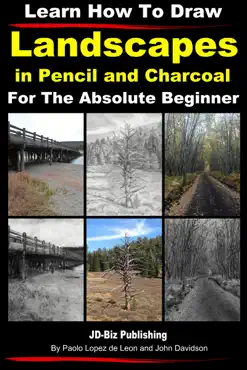 learn how to draw landscapes in pencil and charcoal for the absolute beginner book cover image