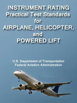 instrument rating practical test standards for airplane, helicopter, and powered lift book cover image