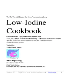 low-iodine cookbook book cover image