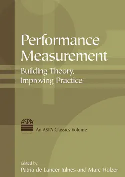 performance measurement book cover image
