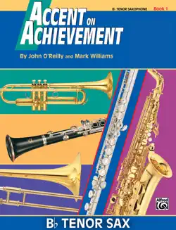 accent on achievement: b-flat tenor saxophone, book 1 book cover image