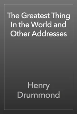 the greatest thing in the world and other addresses book cover image