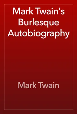 mark twain's burlesque autobiography book cover image