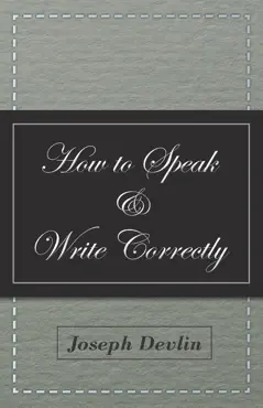 how to speak and write correctly book cover image