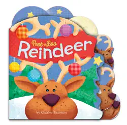 peek-a-boo reindeer book cover image