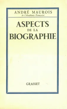 aspects de la biographie book cover image