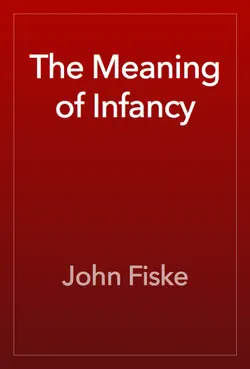 the meaning of infancy imagen de la portada del libro