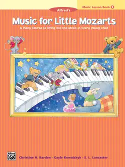 music for little mozarts, lesson book 1 book cover image