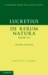 Lucretius: De Rerum Natura Book III sinopsis y comentarios